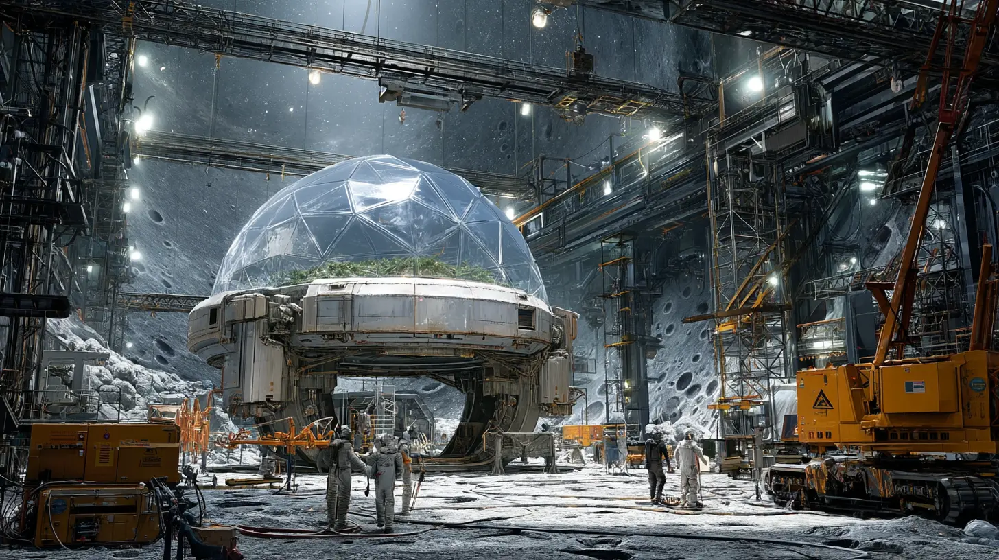 Luna construction yard