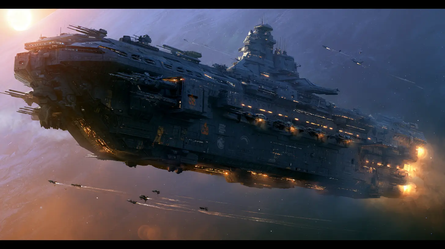 Capital warship